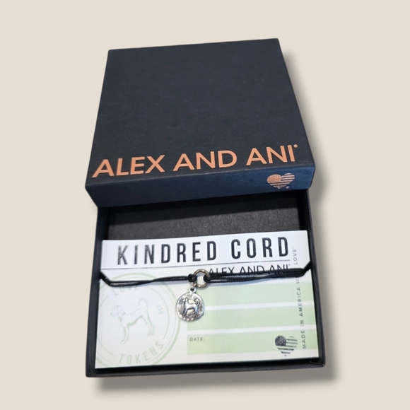 Alex and Ani Jewelry - Alex and Ani Kindred Cord Bracelet - Black with Silver Charm